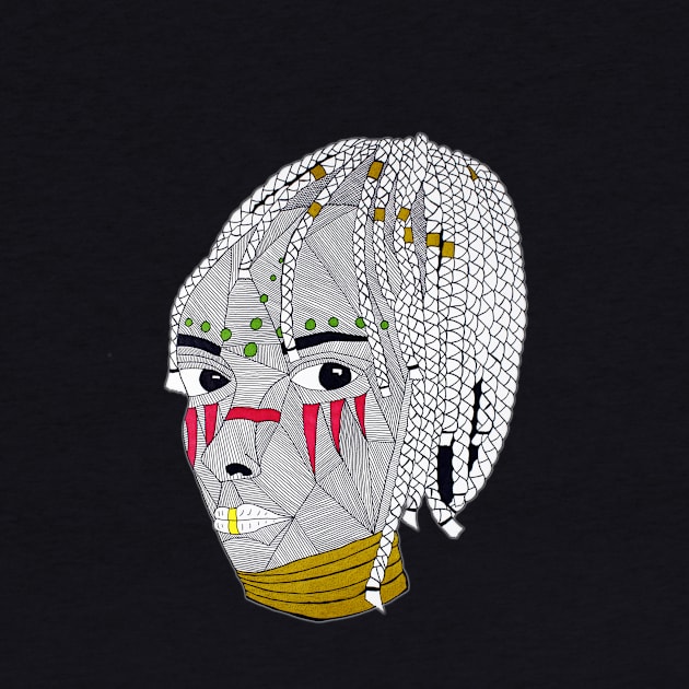 Tribal Woman // Hand Drawn by JadeHylton